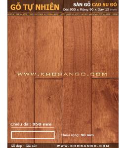 Sàn gỗ cao su đỏ 900mm