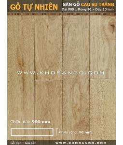 Sàn gỗ cao su trắng 900mm
