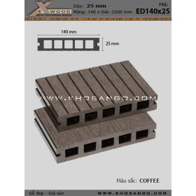 Sàn gỗ Exwood ED140x25-5-Coffee
