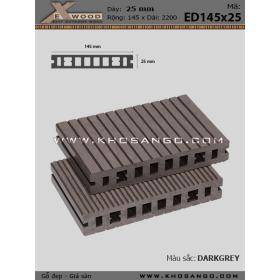 Sàn gỗ Exwood ED145x25-8-darkgrey