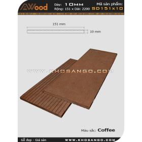 Gỗ nhựa Awood SD151x10-coffee