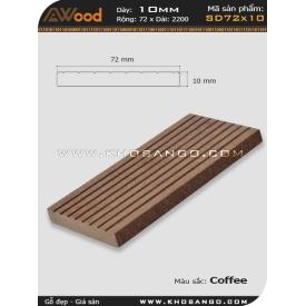 Gỗ nhựa Awood SD72x10-coffee