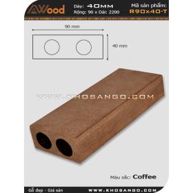 Thanh đà Awood R90x40-T Coffee