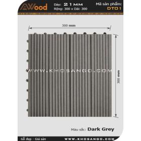 Awood Decking Tile DT01_dark grey