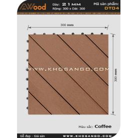Vĩ gỗ lót sàn Awood DT04_cafe