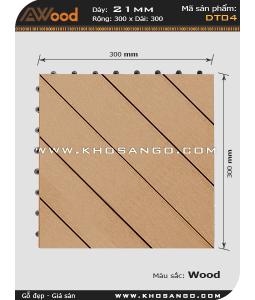 Vĩ gỗ lót sàn Awood DT04_vân gỗ