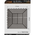 Awood Decking Tile DT05_dark grey