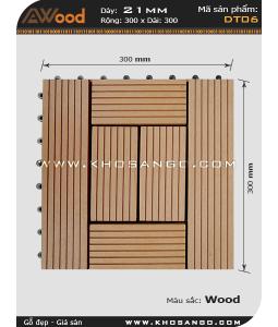 Vĩ gỗ lót sàn Awood DT06_vân gỗ