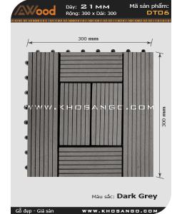 Awood Decking Tile DT06_dark grey