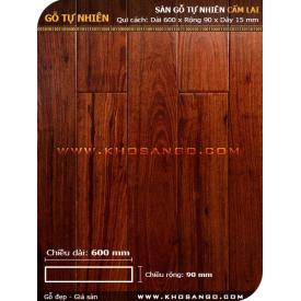 Sàn gỗ  cẩm lai 600mm