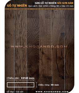 Dark brown Oak  hardwood flooring 1050mm